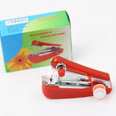 Mini Sewing Machine Handy Portable Stitch Sew Needlework Cordless Tool Set