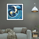5D DIY Full Drill Diamond Painting Moon Embroidery Mosaic Craft Kit Decor