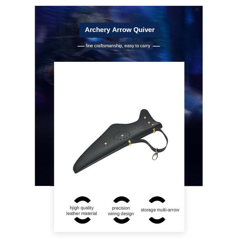Traditional Quiver Archery Arrow Holder Side Hip Hanged Target Shooting Quiver