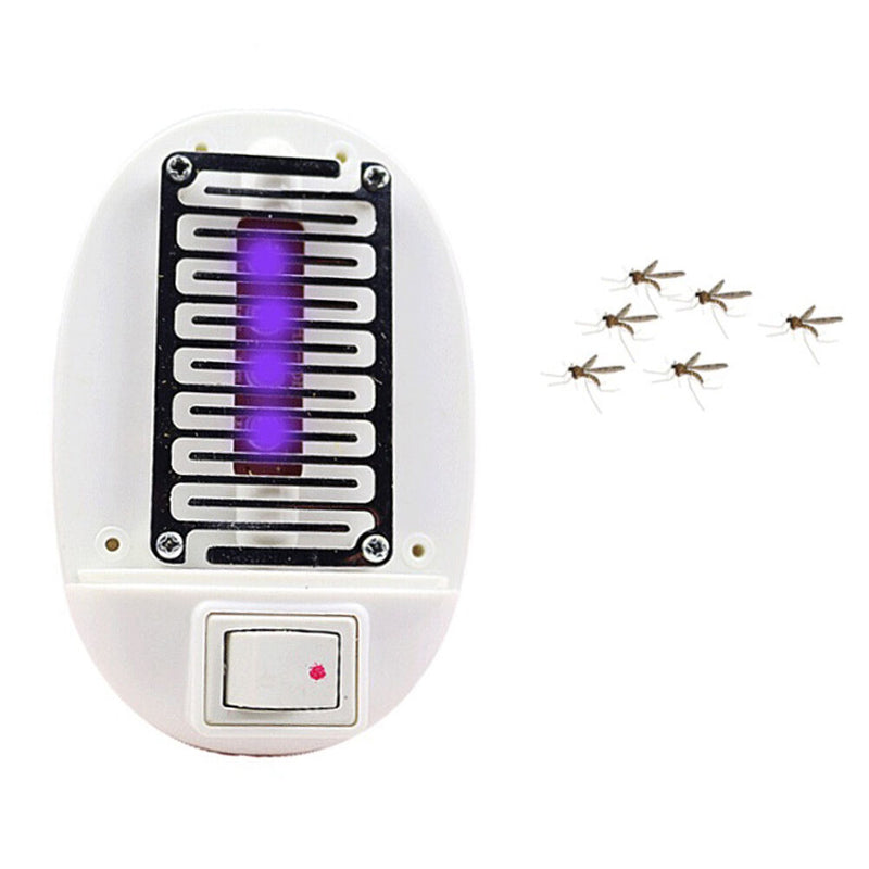 LED Electric Mosquito Fly Bug Insect Trap Zapper Killer Night Lamp USA Plug Gw