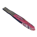 Chinese Japanese Fabric Bamboo Folding Hand Held Fan Pink I8E8