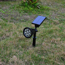 Xmas Solar 7 LED Garden Lamp Spot Light Lawn Landscape Spotlight Light Outdoor