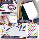 White Kraft Arts and Crafts Paper Roll - 0.3x30m for Paints, Wall Art, Easel