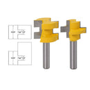 2PC 8mm Shank Rail and Stile Router Bit Tenon Milling Cutter Woodworking Power