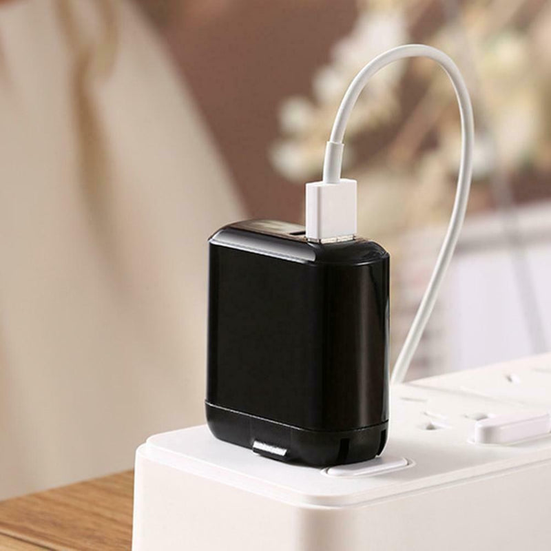 Digital Display Dual USB Wall Charger QC3.0 PD3.0 Fast Charging Adapter