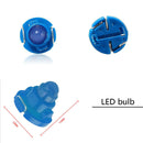 10* T4.7 T5 Blue Neo Wedge LED Bulb Dash Climate Control Instrument Light Lamps