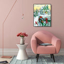 Full Drill 5D DIY Diamond Painting Snow House Embroidery Cross Stitch Decor