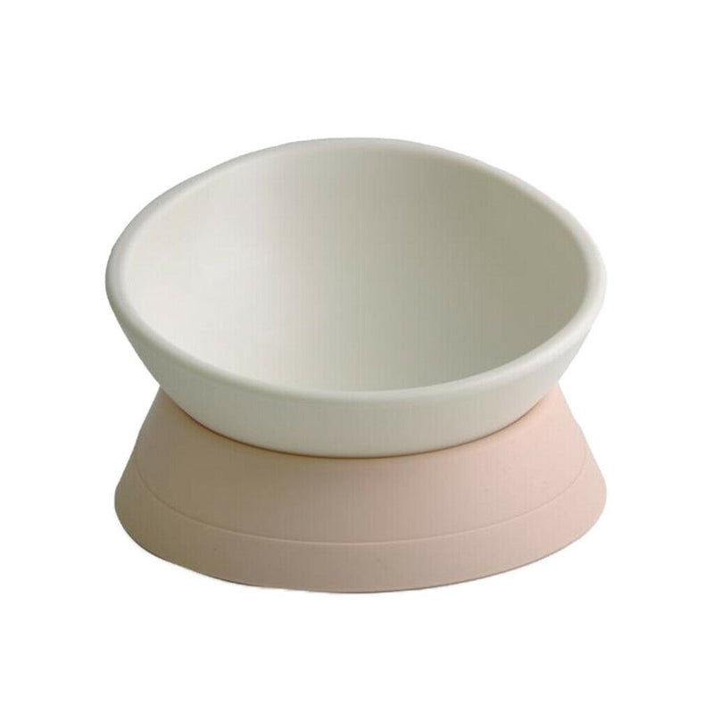 2Pieces Kitten Kitty Dog Elevated Bowls Pet Raised Feeder Container w/ Stand