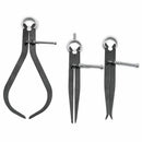 Spring Inside Outside Divider Caliper Set 9.8-inch Machinist Tools 3-pack