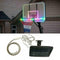 1PC Basketball Rim LED Solar Light Playing Night Light Decor Boys Home E1U5