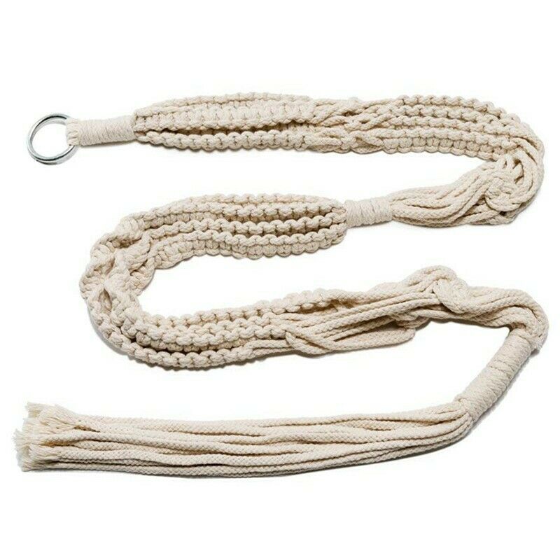 Macrame Double Plant Hanger Indoor Outdoor 2 Tier Hanging Planter Cotton