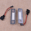 2pcs Lamp Number License White LED Fit for Skoda Octavia II 1Z Roomster 5J Plate