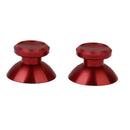 2pcs Red Chrome Joystick Cap Cover Shell For Sony PS4 Xbox One Controller
