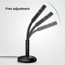 Q12 USB Omnidirectional PC Streaming Speech Mic Desktop Microphone with Stand