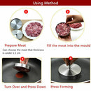 Creative Stainless Steel Non-stick Stuffed Burger Press Mould BBQ Maker MolS Gw