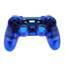 Blue Controller Shell Case+Buttons Replacement Parts For  Dualshock 4