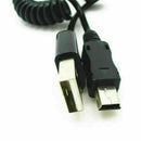 Right Angle 2.0 USB to Left Angle Mini USB Male 90 Cabl Charge L1S7 Data De J4D4