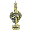8cm Copper Buddha Avalokitesvara Sculpture Ornament Home Bedroom Decoration