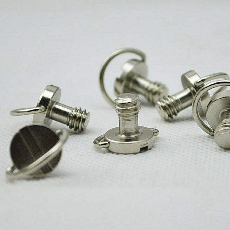 1/4 "D-ring Mounting Screws for Camera Tripod QR-board LS007 Stainless Steel FDG