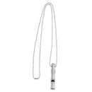 Emergency Survival Stainless Steel Whistle with Lanyard,Suitable for Hiking