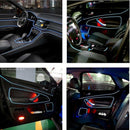 2M EL Wire LED Car Auto Interior Decor Fluorescent Neon Strip Cold Lamp Tape 12V