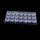 Clear Hard Chocolate Maker Polycarbonate DIY 21 Diamond Candy Mold Mould  Z