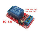 Reliable 12V 1 channel relay module optocoupler High and low level trigger lj