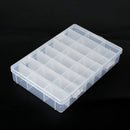 24 Slots Transparent Plastic Fishing Lure Box Fishing Tackle Storage Box A