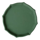 Colorful Wood Dried Fruit Plate Snacks Dessert Serving Tray Dark Green