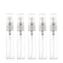 12 X Mini Glass Transparent Small Empty Spray Bottle Makeup Perfume Atomizer^