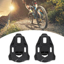 Bike Cleat Set Plastic Black Road Bike Cycling Pedal Cleat Lock Anti-Skid R