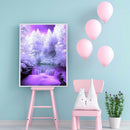 Full Round Drill Rhinestone Picture DIY Nature Diamond Painting (W564)
