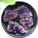 1pc Natural Amethyst Geode Crystal Quartz Amethyst Cluster Mineral Specimen E0U7