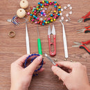 Jewelry Making Supplies Kit Included Charms, Findings, Bead Wire and Cord,