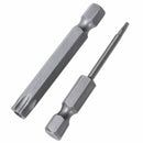 12Pcs Electric Tamper Torx Socket Screwdriver Bit Tool Set 1/4 inch 6.3mm