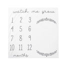 Newborn Baby Calendar Photography Blanket Number Printed Props Background A
