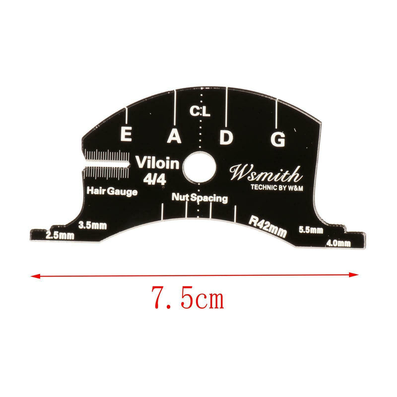 Violin Bridge Mold Template Reference Repair Tool for 4/4 Full Size Violins