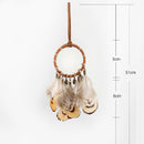 Dreamcatcher Wind Chimes Small Bronze Bells Car Pendant Home Decor Dream Ca