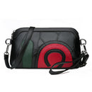 Sheepskin Leather Shoulder Clutch Bag Women Fashion Print Messenger Handbag