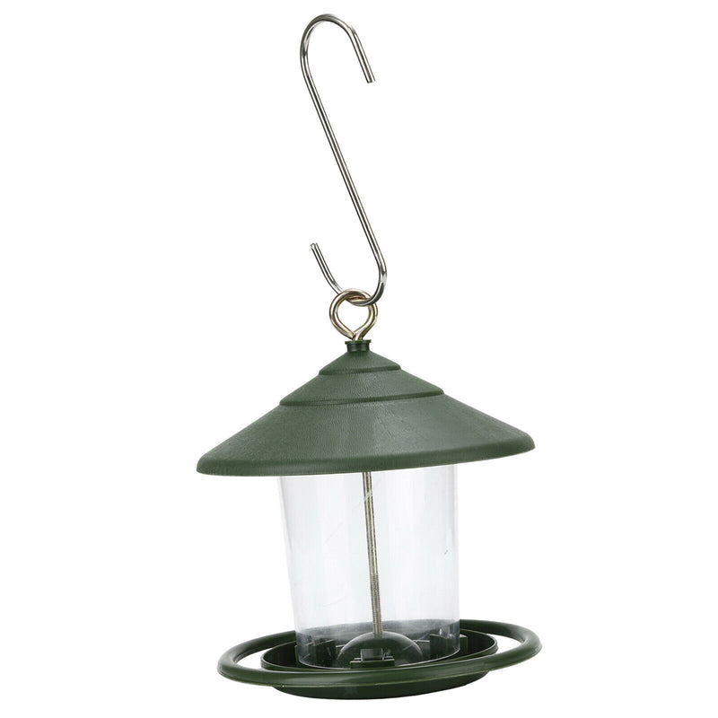Plastic Bird Feeder, Hanging Bird Seed Feeder Waterproof Outdoor Bird Feeder for