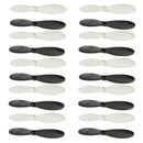 Propeller Set Airscrew Replacement For Hubsan X4 H107L Accessory Black+White