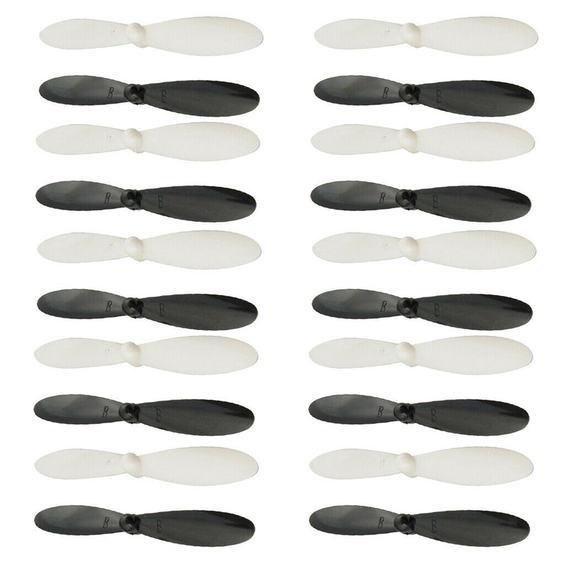 Propeller Set Airscrew Replacement For Hubsan X4 H107L Accessory Black+White