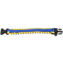 Bracelet Whistle Paracord Camping Sport Outdoor Trekking Followed blue yell