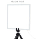 Studio Lighting Kit LED Shadowless Light Lamp Bottom Panel Pad 10W 20x20cm
