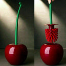 Creative Cherry Toilet Brush Holder Set Bathroom Cleaning Kit Brushes Clean F2Z1