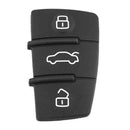 3-Button Replacement Key Fob Case Rubber Pad for Audio A1 S1 A3 S3 A6 RS6 A
