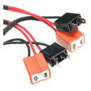 2X H7 50W 6Ohm LED DRL Fog Light CANBUS Load Resistor Wiring Harness DC 12-