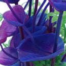 7.9" Fuchsia Green Plastic Fish Tank Underwater Ornament Aquarium Aquatic P