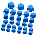 90 Pieces Motorcycle Motorcycle Screw Nut Cap Decoration For