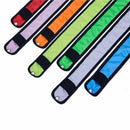 LED Glow Slap Bracelet,Light Up Wristband 7-Pack High Visibility Safety Ban